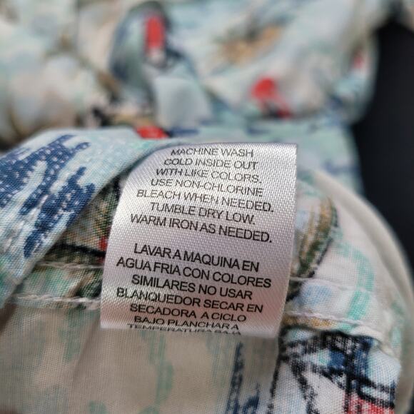 Distortion Size XL	In Your Wildest Dreams Short Sleeve Button Up Hawaiian Shirt - Picture 9 of 9